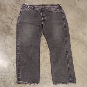 Levi's 501s, straight fit, black, size 44×32 men's pants